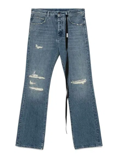 ANN DEMEULEMEESTER JEANS BOOT-CUT - AZUL