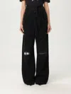 Ann Demeulemeester Jeans  Woman Color Black