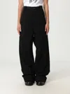 Ann Demeulemeester Jeans  Woman Color Black In Black