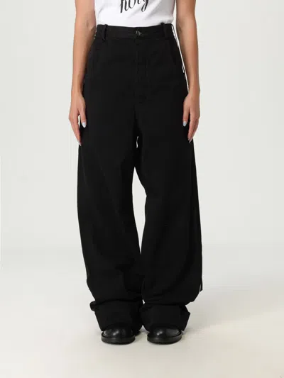 Ann Demeulemeester Jeans  Woman Colour Black
