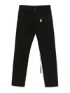 Ann Demeulemeester Denim Trousers With Belt Loops In Black