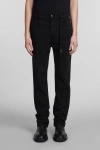 ANN DEMEULEMEESTER JEANS IN BLACK COTTON