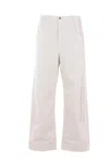 Ann Demeulemeester Jeans With Belt Loops In White