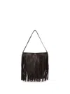 Ann Demeulemeester Jeli Fringed Tote Bag In Brown