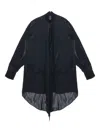 Ann Demeulemeester Jenna Satin Dress In Black