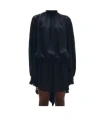 Ann Demeulemeester Jenna Turtleneck Dress In Black