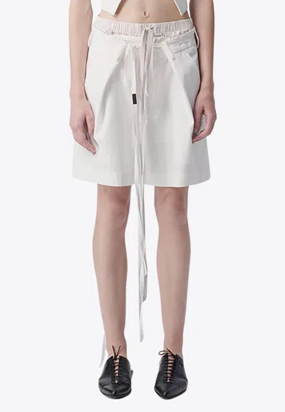 ANN DEMEULEMEESTER JESS DRAWSTRING SHORTS