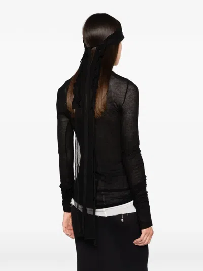 Ann Demeulemeester Joella Ruffled Hair Band In Yellow