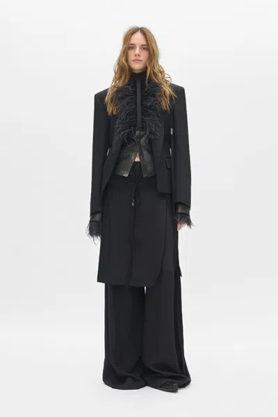 Ann Demeulemeester Jomar Comfort Tailored Jacket In Black