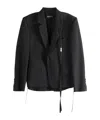 Ann Demeulemeester Jomar Comfort Tailored Jacket In Black