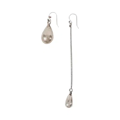 Pre-owned Ann Demeulemeester Judith Earrings 'antique Silver' | Women's Size Onesize