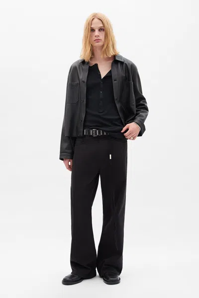 Ann Demeulemeester Juel Boxy Overshirt In Black
