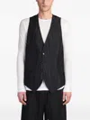 Ann Demeulemeester Juikko Vest In Black Viscose In Black