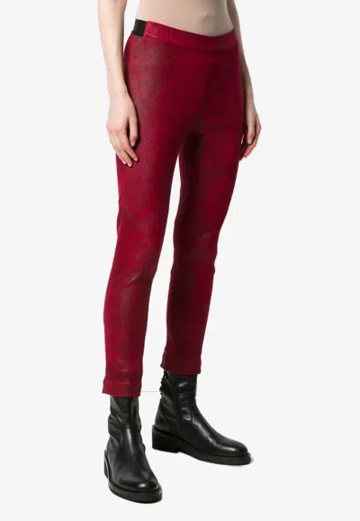 ANN DEMEULEMEESTER JULIUS SKINNY LEATHER PANTS