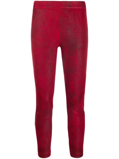 Ann Demeulemeester Julius Skinny Trousers In Rojo