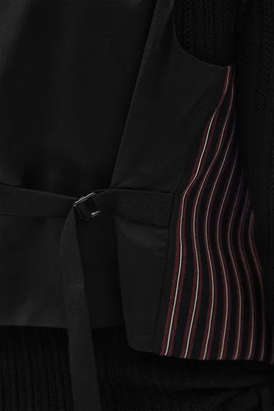 Ann Demeulemeester Kaare Classic Waistcoat In Black