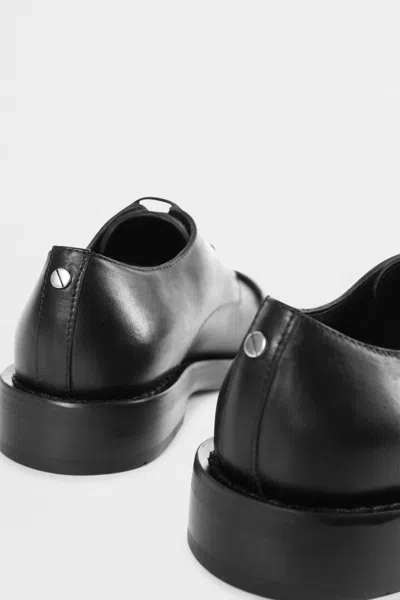 Ann Demeulemeester Kai Pintuck Derby Shoes In Multicolor