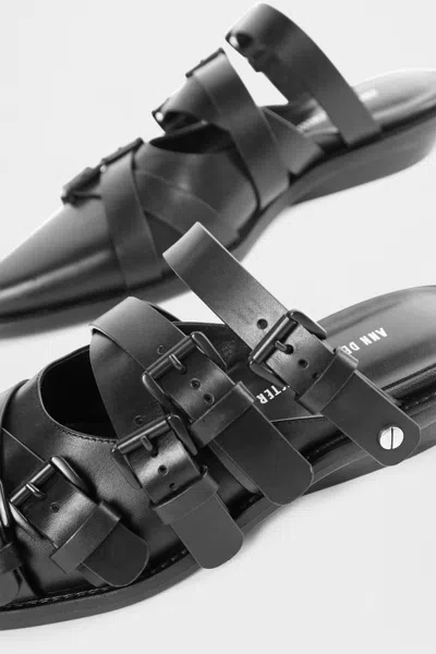 Ann Demeulemeester Kalla Pointy Mules In Multicolor