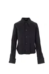 Ann Demeulemeester Kareena Fitted Shirt In Black