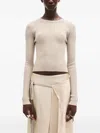 Ann Demeulemeester Kati Cropped Sweater