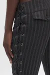 Ann Demeulemeester Kel Slim Fit Bootcut Trousers In Multi