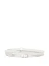 Ann Demeulemeester Kepa 1,5cm Triple Wrap Belt Oily Calf Sk In White