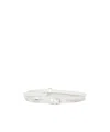 Ann Demeulemeester Three-layer Winding Belt In White