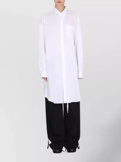 Ann Demeulemeester "kirsten" Long Collared Neck Shirt