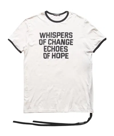 Ann Demeulemeester Knitted T-shirt In White
