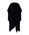 Ann Demeulemeester 'kris' Cloak In Black