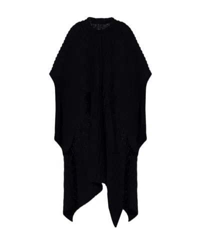 Ann Demeulemeester 'kris' Cloak In Black