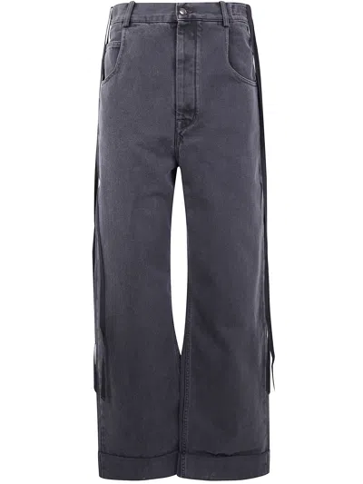 Ann Demeulemeester "kristel" 5-pockets High Comfort Trousers In Gray