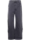 Ann Demeulemeester Kristel 5-pockets High Comfort Trousers In Gray