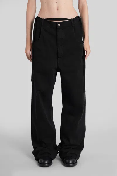 Ann Demeulemeester Kristel Jeans In Black Cotton