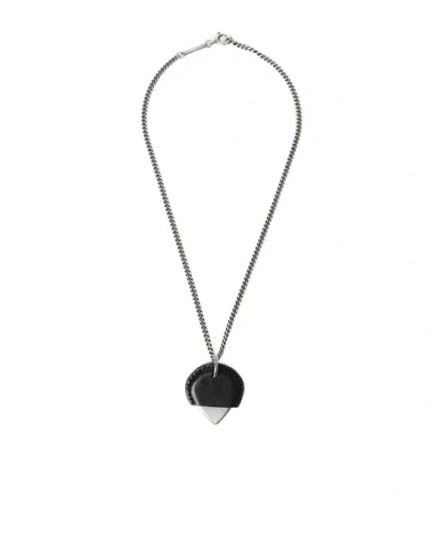 Ann Demeulemeester Kuno Necklace In Black