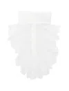 Ann Demeulemeester Lace Jabot Collar In Weiss