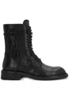 Ann Demeulemeester Woman Ankle Boots Black Size 8 Leather In 黑色