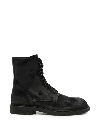 Ann Demeulemeester Leather Sneakers In Animal Print