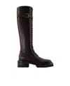 Ann Demeulemeester Lijsbet Boots -  - Leather - Burgundy In Brown