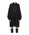 Ann Demeulemeester Lapel Dress In Black