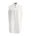Ann Demeulemeester Lapel Shirt In White