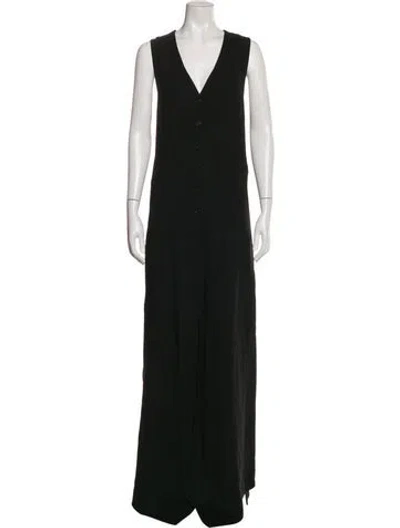 Pre-owned Ann Demeulemeester Late 2000's - Early 2010's Long Dress In Black