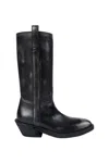 Ann Demeulemeester Laxit Pull On Boots In Animal Print