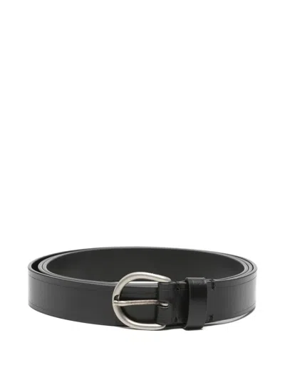 Ann Demeulemeester Leather Belt In Black