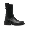 Ann Demeulemeester Leather Boots In Black