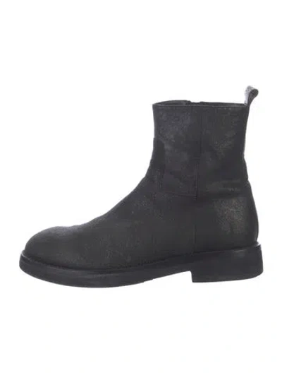 Pre-owned Ann Demeulemeester Leather Boots In Multi