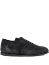 Ann Demeulemeester Milton Low-top Boxing Sneakers In Black