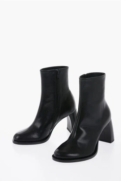 Ann Demeulemeester Woman Ankle Boots Black Size 11 Soft Leather