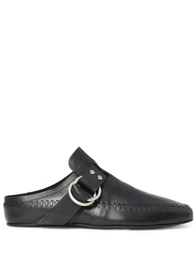 Ann Demeulemeester Leather Mules