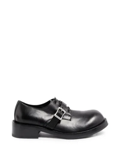 Ann Demeulemeester Leather Oxford Shoes In Black